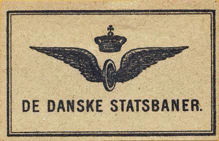 De Danske Statsbaner logo frem til 1972